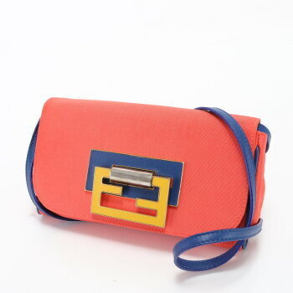 Fendi FF Bucket shoulder crossbody Baguette hardware multicolored Mamma bag